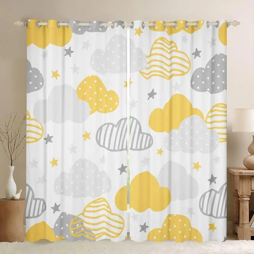 Miniatura 13 de Cortinas opacas con estampado de animales de safari, guepardo, cebra, tigre, jirafa, leopardo, 104 pulgadas de ancho x 84 pulgadas de largo