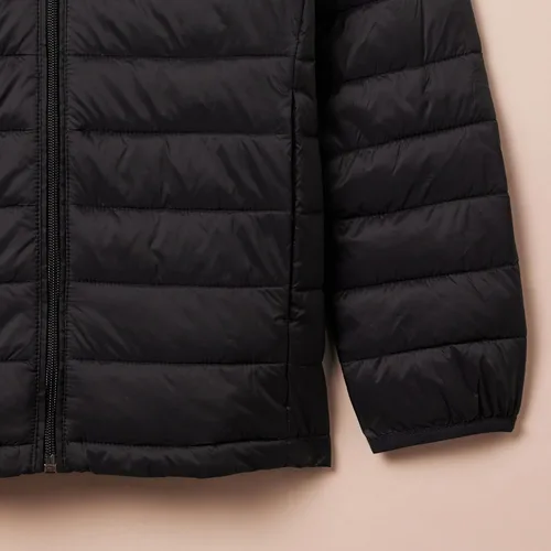 Miniatura 5 de Amazon Essentials Chaqueta ligera, resistente al agua, con capucha, acolchada y plegable para niños y niñas pequeñas
