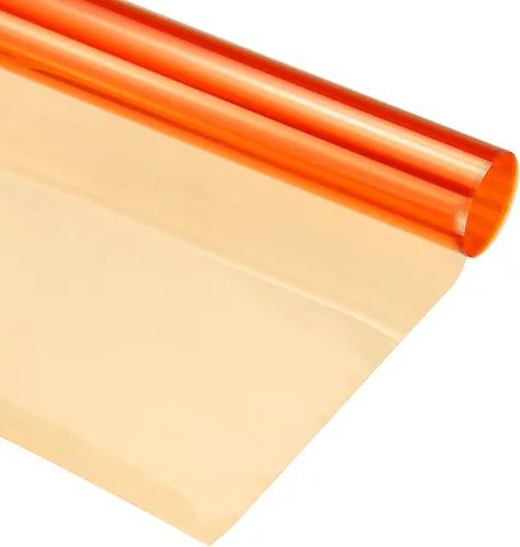 Miniatura 33 de MECCANIXITY Filtro de gel de iluminación de 15.7 x 19.7 pulgadas, hoja de corrección de color marrón para estudio fotográfico, luz de cabeza roja