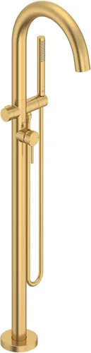 American Standard T064951.GN0 - Llenador de bañera independiente contemporáneo, dorado cepillado