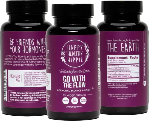 Miniatura 11 de Equilibrio Hormonal para Mujeres – Suplemento de Apoyo para SPM, Menopausia y Perimenopausia Alivio de Hinchazón, Cólicos Menstruales, Estado