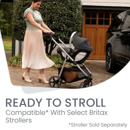 Miniatura 8 de Britax Willow SC Asiento de Carro Infantil, Asiento de Carro Mirando hacia Atrás con Base Alpine, Tecnología ClickTight, Sistema RightSize, Pindot