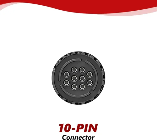 Miniatura 4 de JUTA Adaptador OBD2 de 10 pines a 16 pines para BMW Motorcycles Año 1996 a 2016 OBD-II Cable de diagnóstico - 2 pies/24.8 in