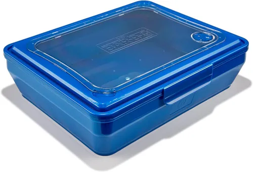 Mr. Bar-B-Q Bandeja para cocinar, transportar y servir para uso en interiores y exteriores, fácil de servir con parte superior transparente extraíble