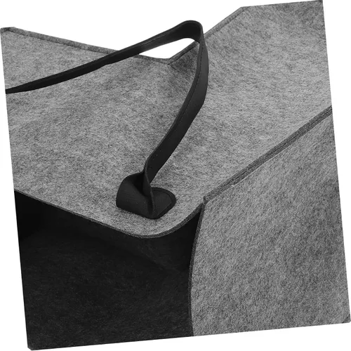 Miniatura 5 de CHILDWEET Cesta de lavandería de fieltro con forma y cesta de almacenamiento de juguetes, organizador para escaleras del hogar y cuarto de lavado