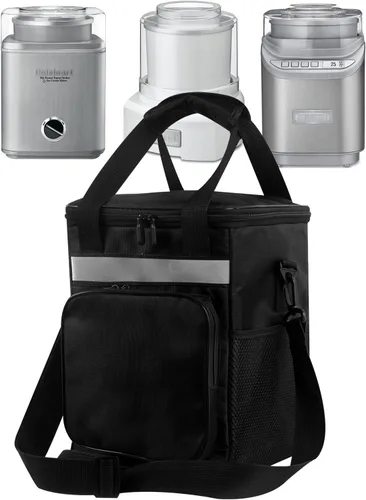 Estuche de transporte para máquina de helados, para sorbetes de yogur congelado, bolsa de viaje duradera de tela Oxford para CUISINART