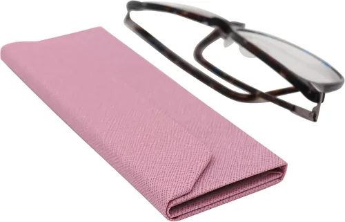 Miniatura 209 de Real Sic Funda para lentes de sol para hombres y mujeres, soporte magnético plegable para lentes de sol, inspirado en el color sólido