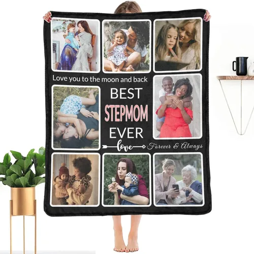 Miniatura 12 de Regalos para Tías Manta Personalizada con Foto, Haz una Manta Personalizada para Tías con Imagen Recuerdos Personalizados Souvenir Manta de Las