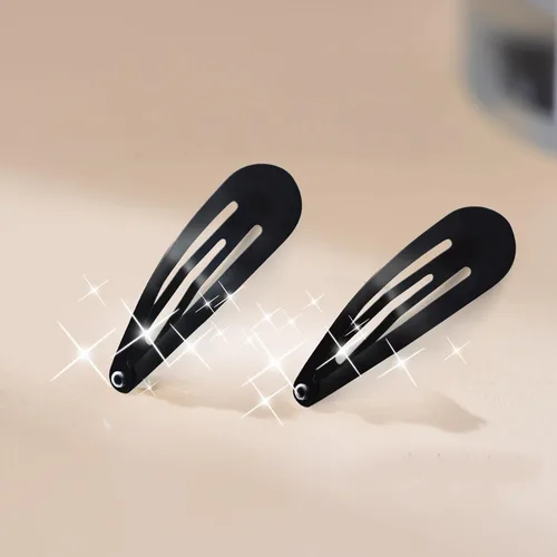 Miniatura 6 de HAALII Pinzas para el cabello a presión, paquete de 40 pasadores de 2 pulgadas, pinzas de metal para el cabello, diapositivas, para mujeres y niñas