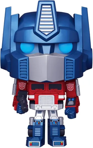 Funko Pop! Retro Toys: Transformers - Metálico Optimus Prime Exclusivo de Amazon