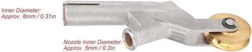 Miniatura 5 de Boquilla de soldadura de pistola de soldadura de aire caliente con rodillos, boquillas de soldadura de velocidad de aleación de acero inoxidable