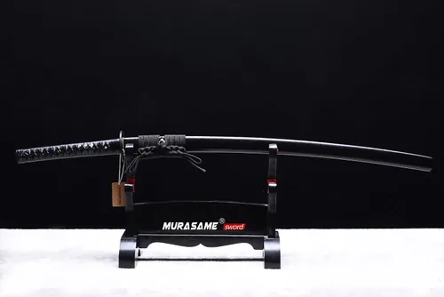 Miniatura 7 de MURASAME Katana Espada 41" T10 Acero Real Hamon Maquinilla de afeitar afilada espiga completa hecha a mano