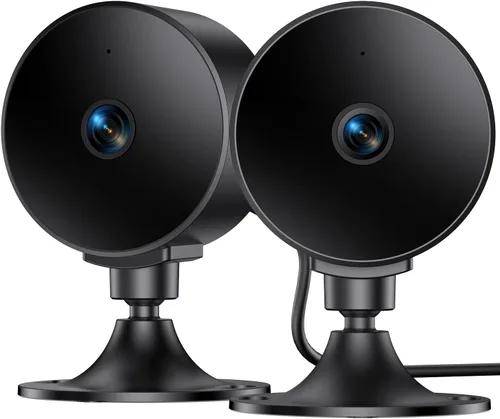 Miniatura 10 de Cámara de seguridad interior Elelink 2K 3MP, detección de movimiento y sonido, alertas en tiempo real, audio bidireccional, funciona con Alexa