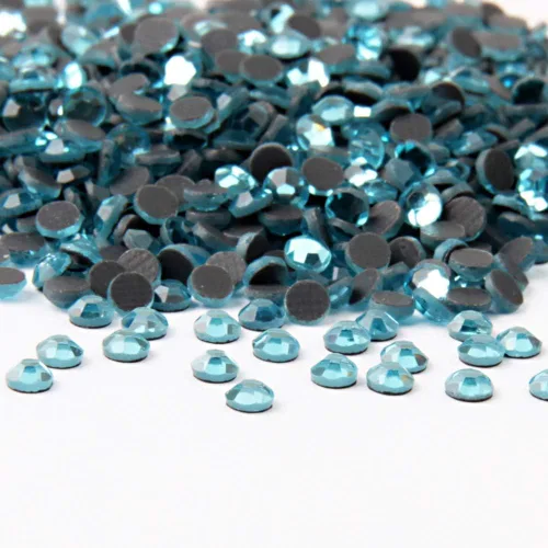 Miniatura 26 de BEADSLAND - Diamantes de imitación de cristal termoadhesivos, piedra cortada a máquina, 1440 unidades/paquete (amarillo limón, SS20/5 mm)