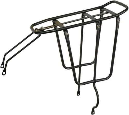 Portaequipajes trasero para bicicleta, se adapta a la mayoría de bicicletas de montaña y bicicletas de carretera, capacidad de 130 libras (132.3 lbs)