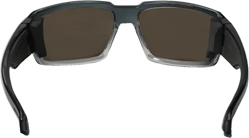 Miniatura 7 de BOMBER BG114ICE - Gafas de sol polarizadas para hombre, marco ahumado de cristal de 2 tonos con espejo azul hielo, lentes de seguridad polarizadas