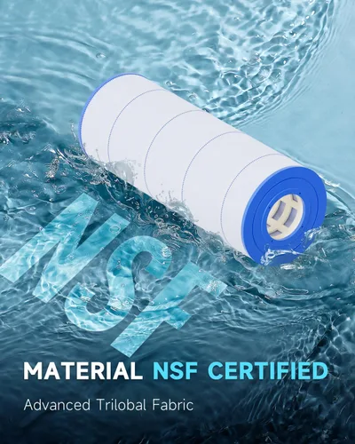 Miniatura 2 de AQUALTRA Cartucho de filtro de piscina compatible con C1200, PA120, CX1200RE, C-8412, FC-1293, 120 pies cuadrados, 23 1/4 pulgadas x 8 15/16