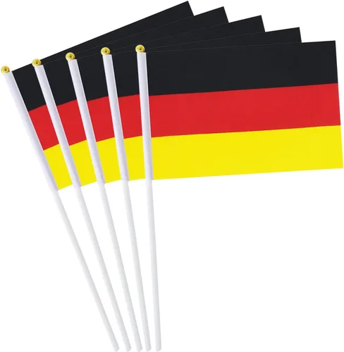 Miniatura 44 de Bandera de Australia Pequeña Bandera Australiana Paquete de 12 Mini Banderas de Mano Australianas en Palos para Desfiles de Fiesta, Eventos