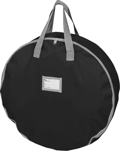 Miniatura 6 de Bolsa de almacenamiento para coronas de Navidad, de 48 pulgadas, asas hechas de poliéster Oxford 600D resistente, grande de 36 pulgadas Negro