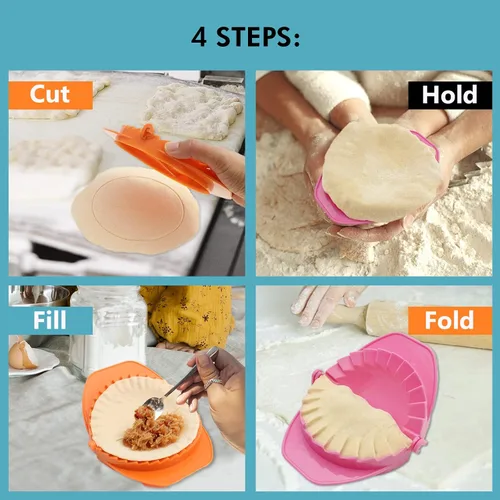 Miniatura 4 de Zoie + Chloe 3 – Juego de moldes para masa de pizza calzone y empanadas