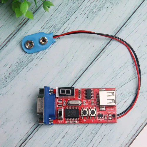 Miniatura 8 de Comimark 2 unids VGA generador de señal LCD pantalla probador 7V-12V entrada de energía