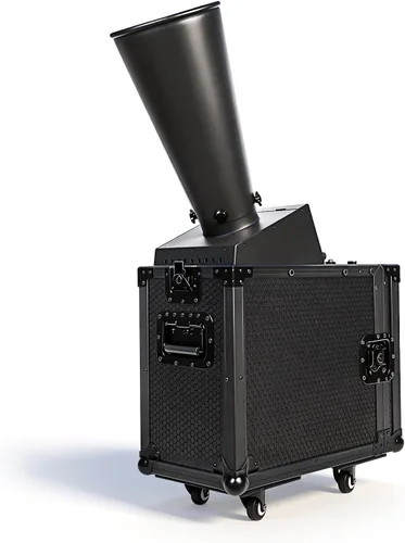 Miniatura 9 de Máquina de cañón de confeti de CO2 Control DMX con estuche de vuelo, cañón de confeti de boda para discoteca discoteca fiesta de escenario (Mini)