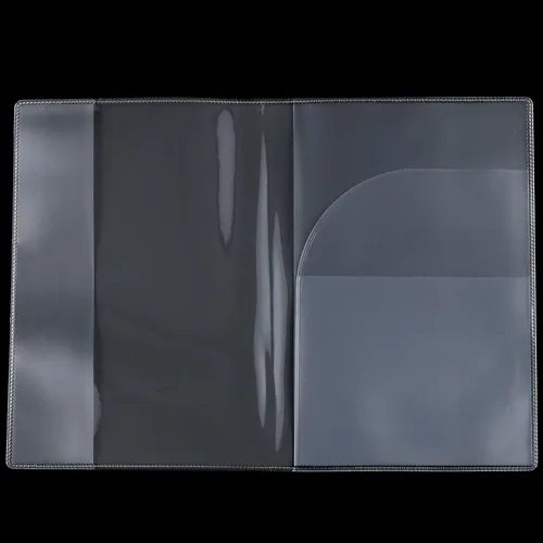 Miniatura 5 de Paquete de 10 fundas para pasaporte de plástico transparente, funda protectora de pasaporte, funda de vinilo transparente para pasaporte