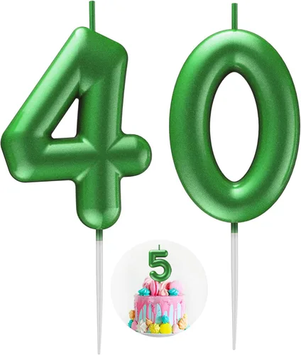 Miniatura 85 de Velas número 2 arcoíris con número 3D de feliz cumpleaños para decoración de fiesta de pastel de cumpleaños, suministros de celebración