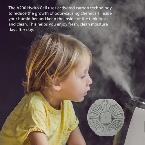 Miniatura 7 de Hydro Cell A200 - Filtro humidificador con carbón activado compatible con BONECO y AIR-O-Swiss Humidificador ultrasónico, paquete de 3, color gris