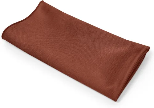 Miniatura 9 de Ultimate Textile -5 docenas - Reversible Shantung Satin - Majestic - Servilletas de tela Majestic de 17 x 17 pulgadas, naranja quemado