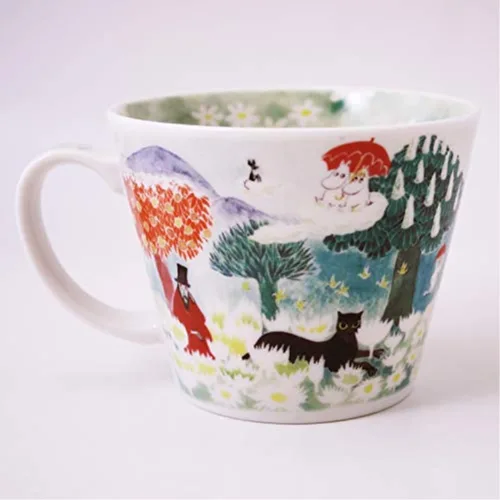 Miniatura 3 de Taza de Sopa Acuarela del Valle de Moomin Yamaka Japón