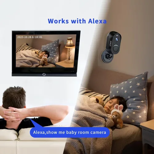 Miniatura 4 de LETSCEE Cámaras para Seguridad del Hogar Interior y Exterior, Cámaras de Seguridad Inalámbricas para Exteriores con Batería Recargable y WiFi