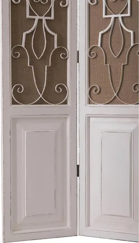 Miniatura 7 de SOFE Separador de habitación de madera de 3 paneles de 6 pies de alto, paneles plegables de pantalla de tocador rústico, divisor de pared decorativo