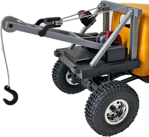 Miniatura 5 de Piezas de actualización de auxilio para FCX24 Power Wagon RC Crawler Truck Bed(NO camión incluido) - Negro