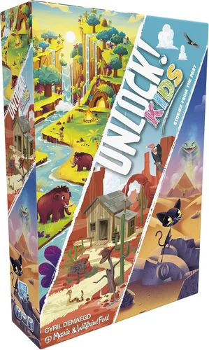 Juego de cartas Kids: Stories from the Past - Juego de Escape Room para niños y adultos, juego de misterio cooperativo para la noche de juegos