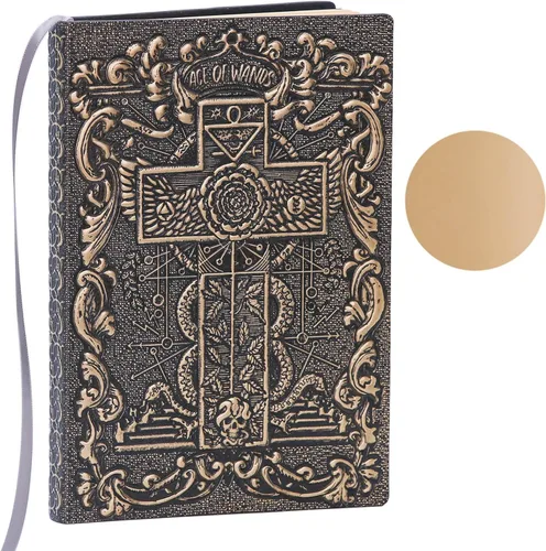 Miniatura 7 de Diario sin forro – Jesús 3D en relieve de tapa dura azul cuaderno en blanco A5 cuaderno de bocetos regalo, 8.4 x 5.7 pulgadas