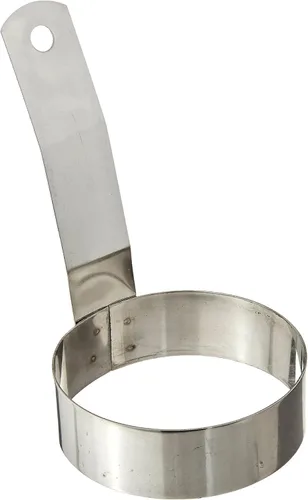 Winco Anillo para huevo redondo, 3 pulgadas, mediano, acero inoxidable
