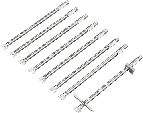 Miniatura 11 de SafBbcue 7508 - Juego de 3 tubos de acero inoxidable de 28 pulgadas para Weber Genesis Silver B/C Gold B/C Spirit 700 Spirit E-310/320 con control