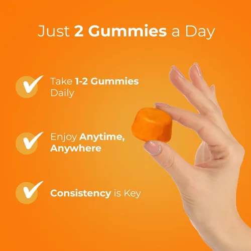 Miniatura 4 de Gomitas de cúrcuma para adultos y niños Max Strength Anti Inflamatoria Cúrcuma y Gomas de jengibre Suplemento Vegano orgánico Natural Cúrcuma