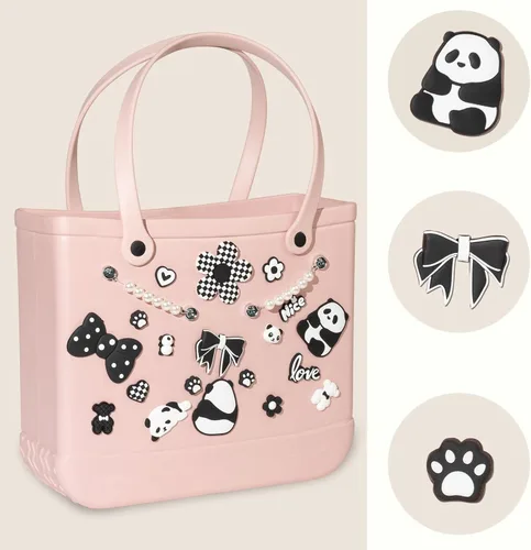 Miniatura 10 de Mon Caramel Resina Bolsa de Playa Accesorios Encantos,Resina Playa Totes Accesorios Insertos,Daisy Flower Bag Charms