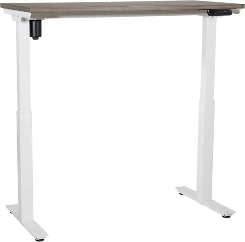 Miniatura 5 de Office Star Prado - Mesa motorizada de altura ajustable de 4 pies con control de memoria programable de 4 posiciones, parte superior de nogal urbano