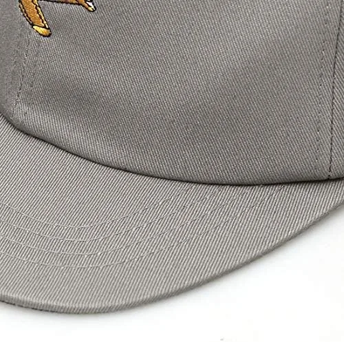 Miniatura 5 de UNDERCONTROL Gorra de camionero ajustable de ala plana con correa trasera para gorra unisex