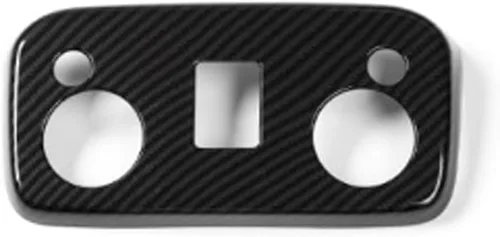 Miniatura 2 de RT-TCZ Cubierta de Adorno de Lámpara de Luz de Lectura del Techo Delantero de Fibra de Carbono, Accesorios Interiores para Ford Mustang 2009-2022