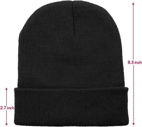 Miniatura 3 de Gorro de punto para hombres y mujeres, cálido y lindo gorro para invierno