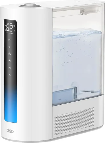 Miniatura 11 de Dreo - Humidificador de 6L para dormitorio, rociada inteligente cálida y fría para habitación grande, tiempo de funcionamiento silencioso de 60 Negro
