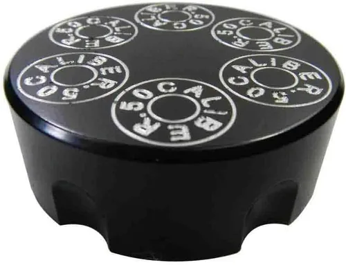50 Caliber Racing Tapa de gas de aluminio CNC Billet – negro con recubrimiento en polvo – se adapta a todos los modelos de polairs rzr utv y ATV xpt
