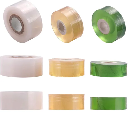 Miniatura 3 de NAYE Cinta de injerto para árboles frutales, 3 piezas de película de floristería elástica, 3 colores con varias elasticidad, cinta de reparación