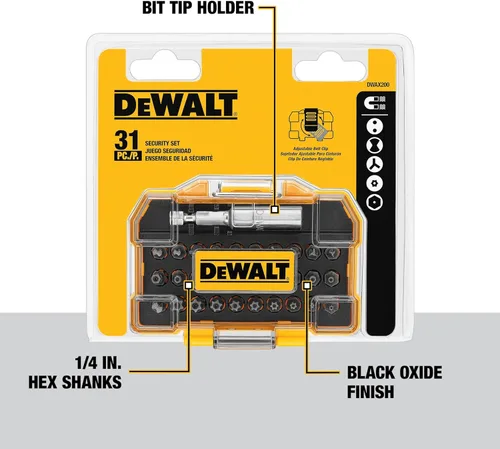 Miniatura 2 de DEWALT DWAX200 Juego de destornilladores de seguridad, 31 piezas (Paquete de 5)