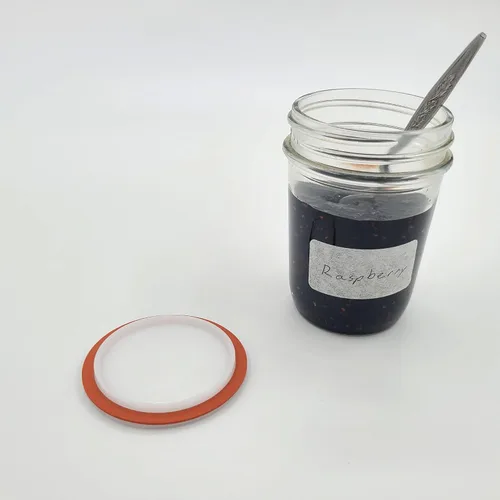 Miniatura 6 de El paquete de tapas reutilizables para conservas incluye 12 tapas y anillos de boca ancha y 12 de boca regular y 24 etiquetas solubles para tarros