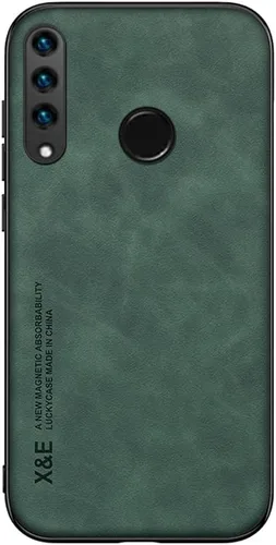 Miniatura 6 de Kepuch Silklike Funda Para Huawei Nova 4E/P30 Lite - Cubierta De Parachoques Placa De Metal Incorporada Para Huawei Nova 4E/P30 Lite - Azul
